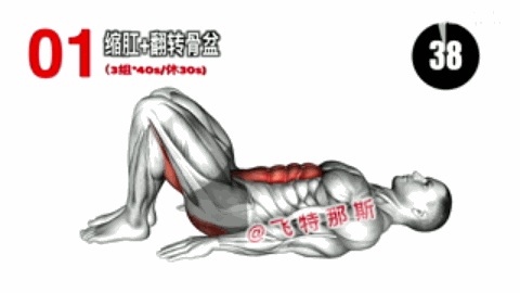 缩肛并翻转骨盆