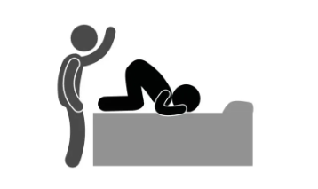 (head and knees)