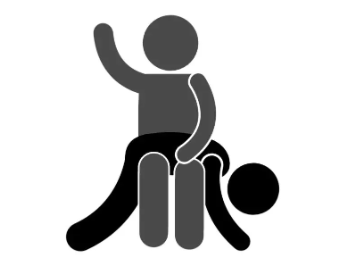 (OTK over the knee)