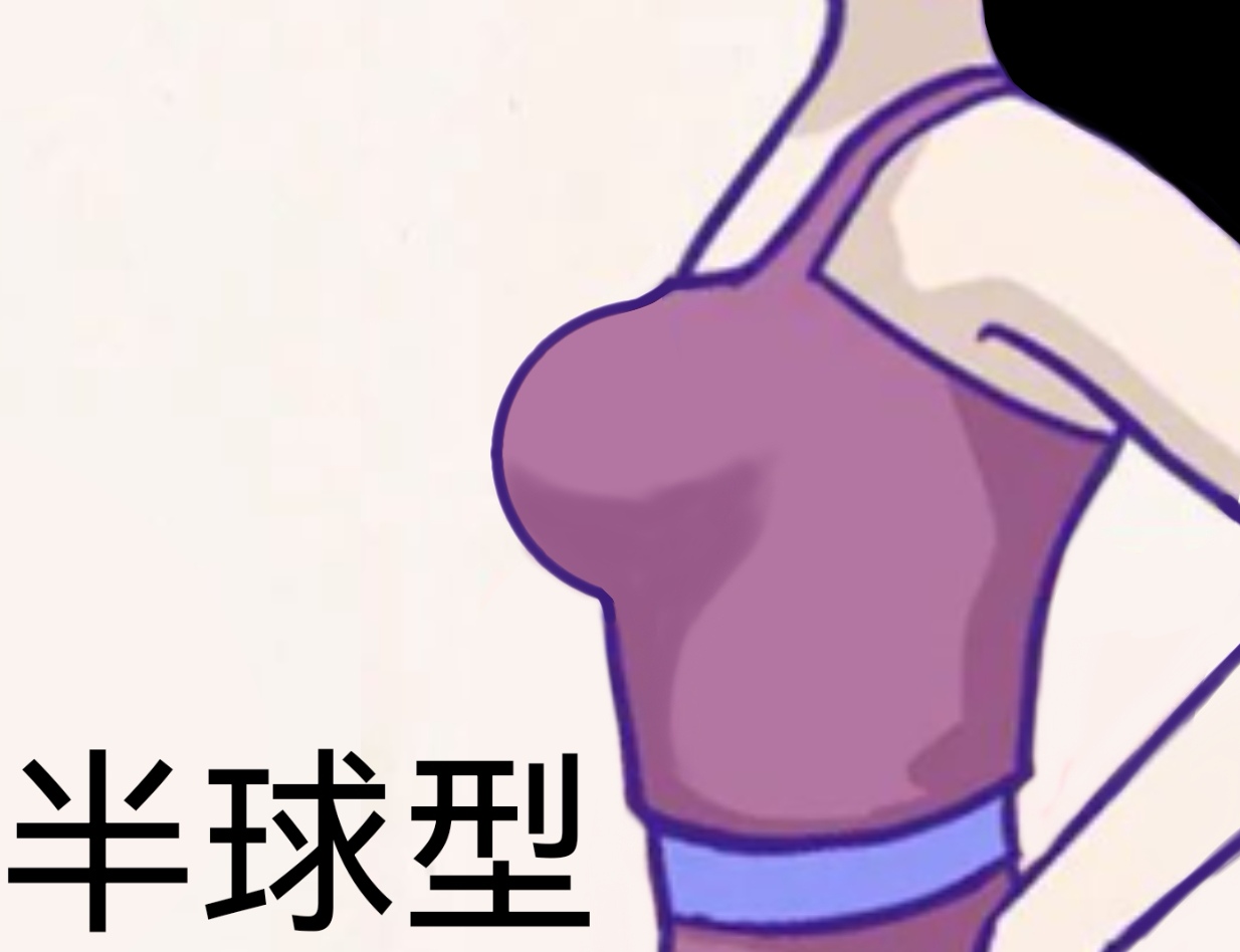 胸部原来有这么多形状!