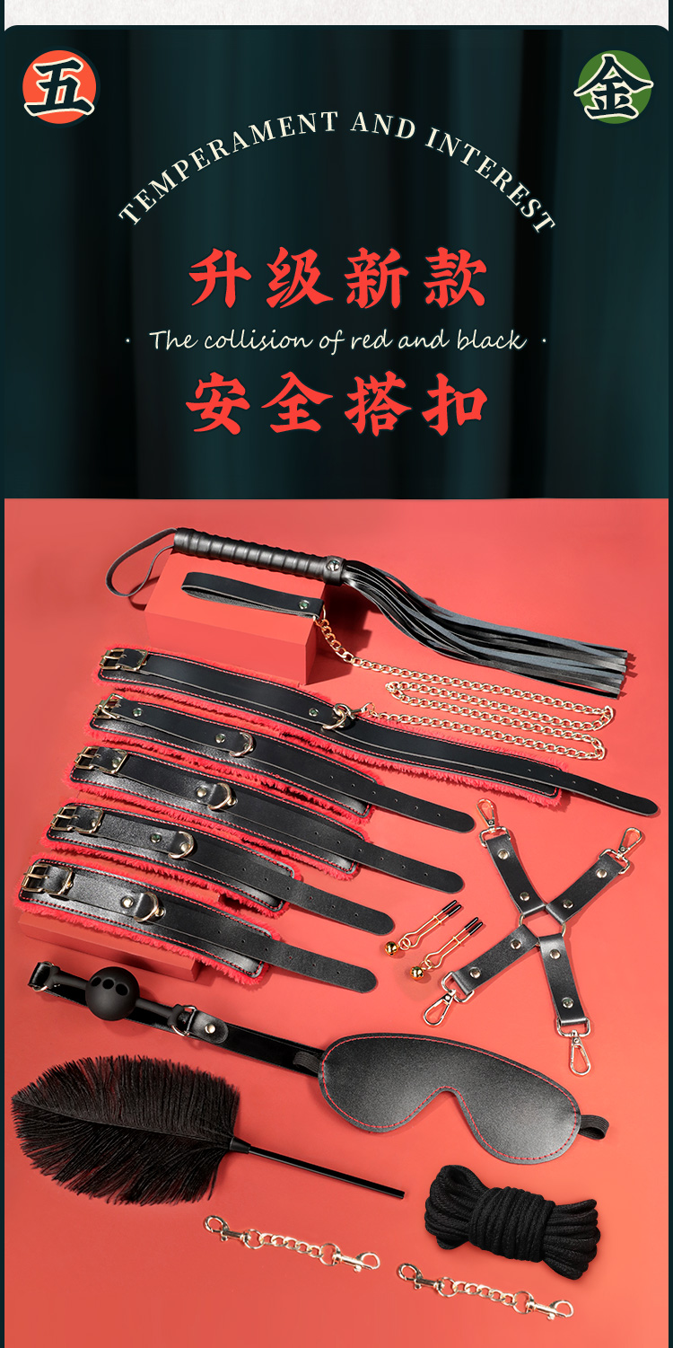 SM捆绑10件套束缚套装另类玩具