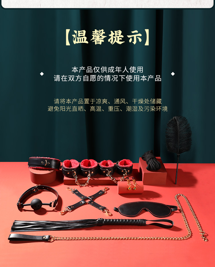 SM捆绑10件套束缚套装另类玩具