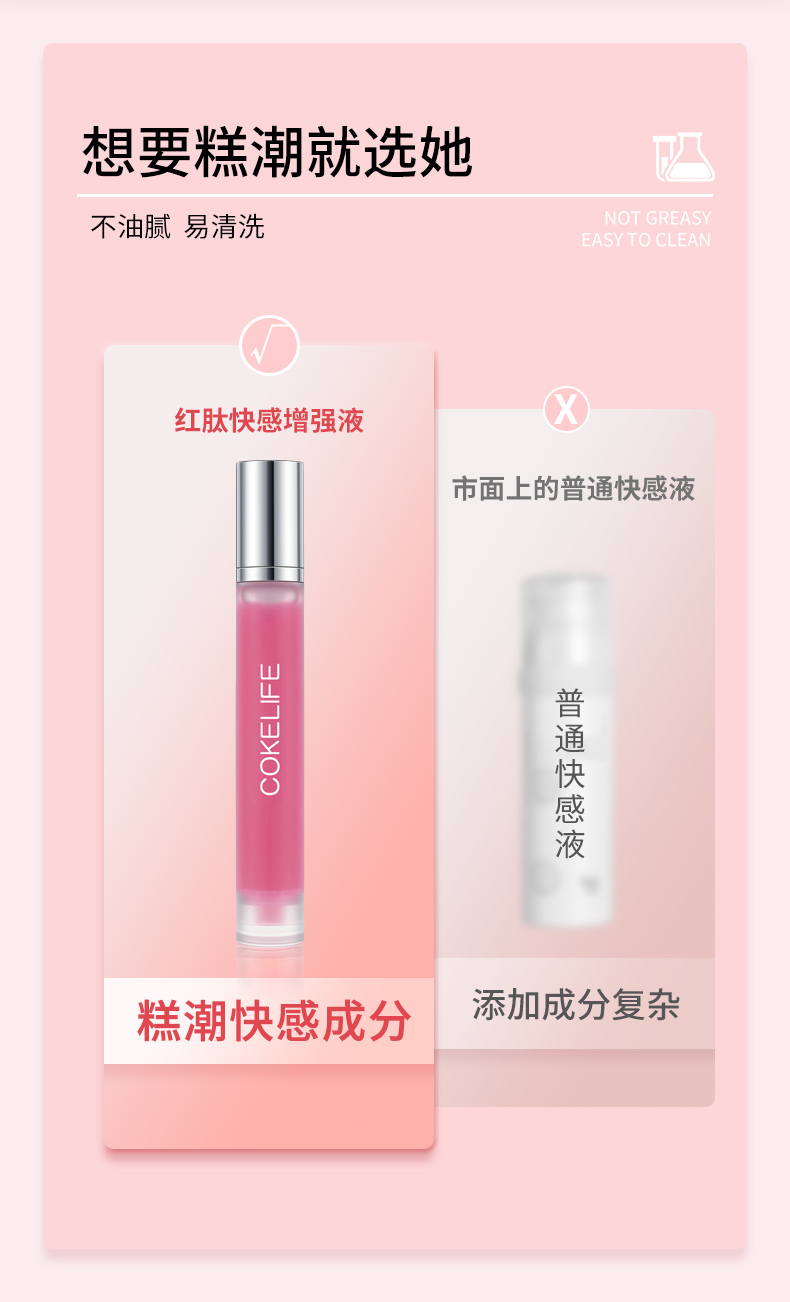 cokelife 红肽女用快感增强液