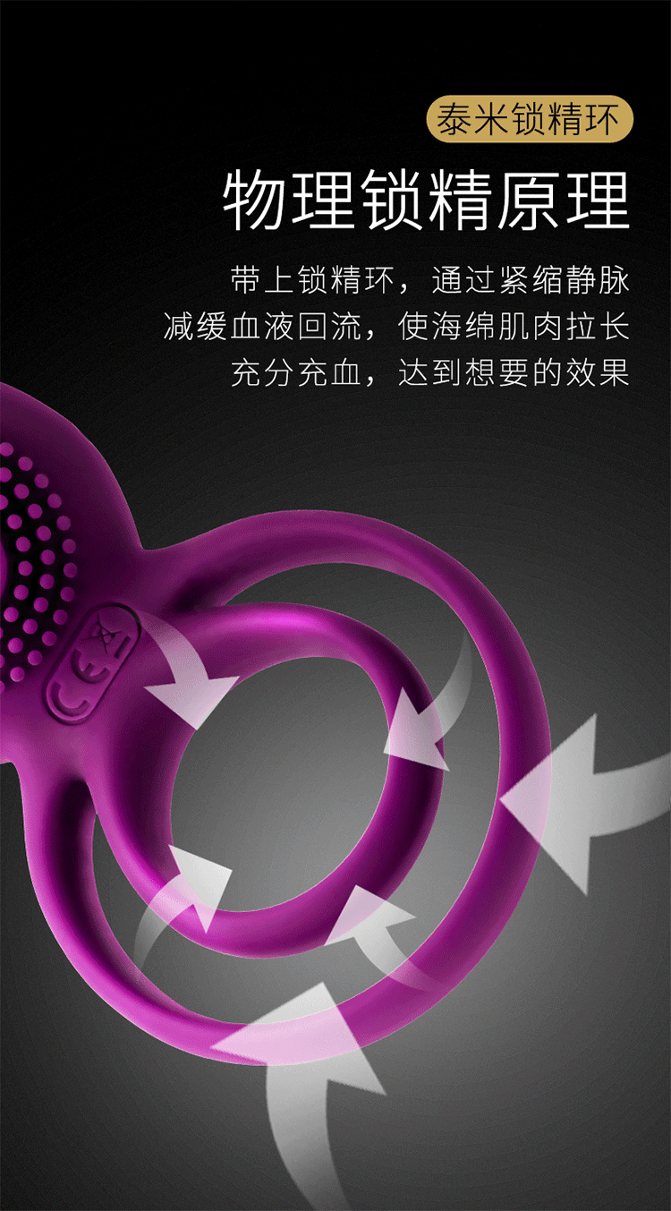 司沃康泰米罗兰锁精环物理锁茎震动