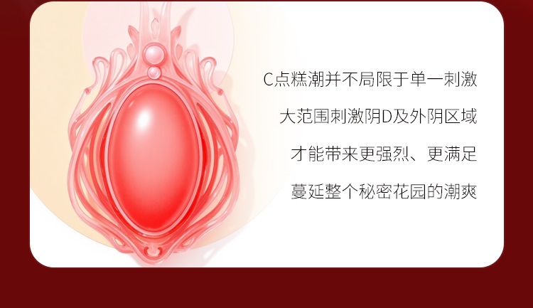 谜姬心潮数显AV震动棒（送润滑液+收纳袋）