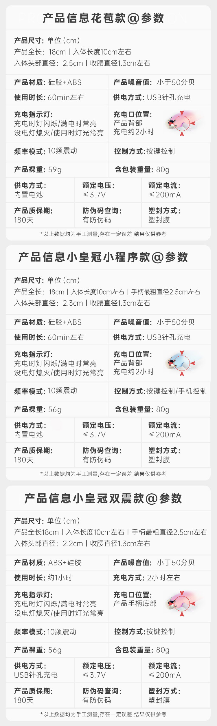 小皇冠点潮笔震动棒