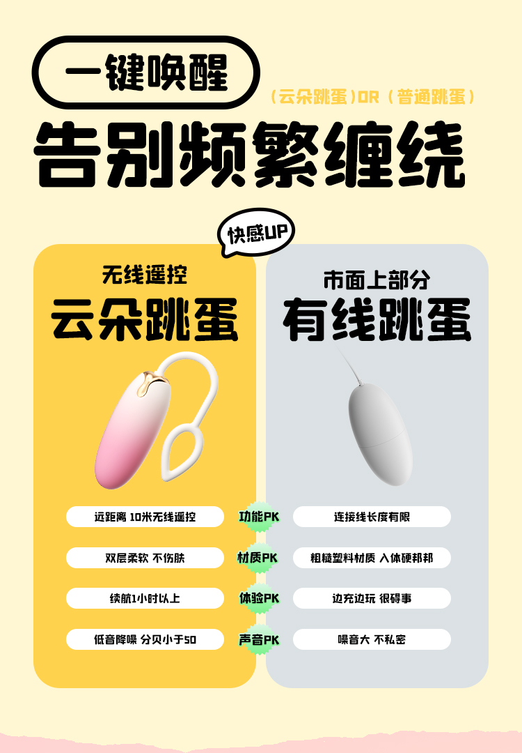 安可尼云朵远程遥控跳蛋