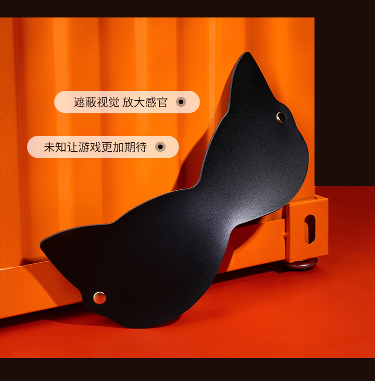 甄选雅黑套装SM皮革束缚调情另类玩具（两款随机发）